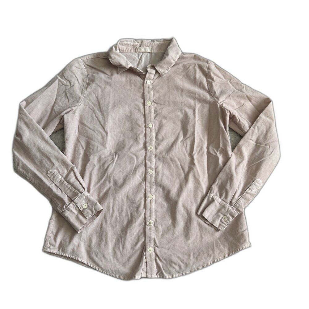 CP Shades Shirt Womens Small Light Pink Cotton Corduroy Long Sleeve Lightweight